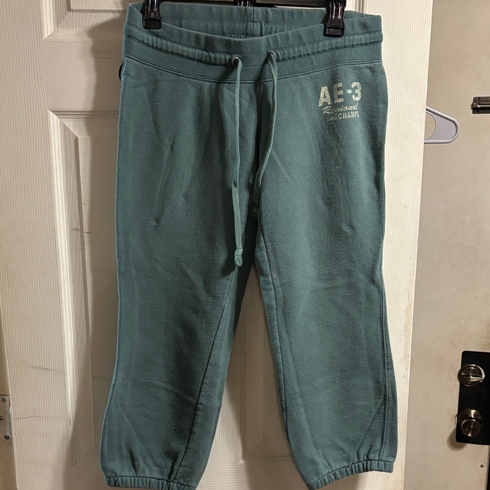 American Eagle Outfitters Teal Joggers